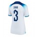 Cheap England Luke Shaw #3 Home Football Shirt Women World Cup 2022 Short Sleeve